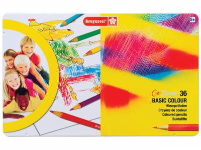 Basic Colour Tin 36 Coloured Pencils 8505M36C